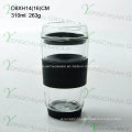 Mouth-Blown 300ml Double Wall Glass, Heat-Resistant High Borosilicate Glass for Drinking, Food-Grade Coffee Cup